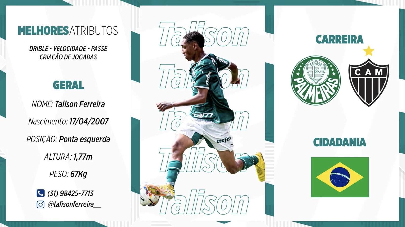 Athlete information cover for YouTube